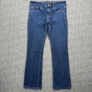 Express Jeans Stella Barely Boot Low Rise Dark Wash Denim Jeans Womens 2S